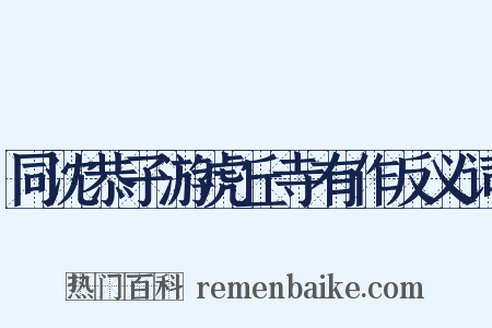 同沈恭子游虎丘寺有作反义词是什么意思的图片